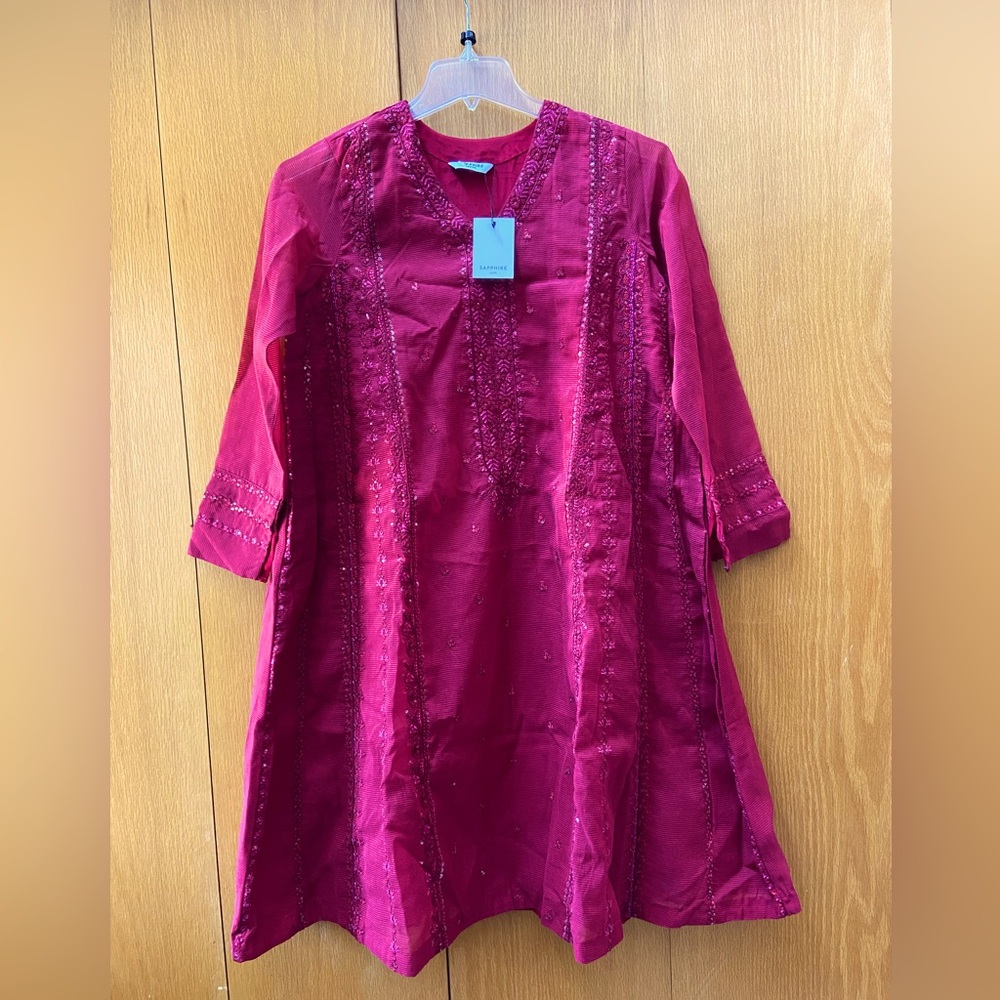 Sapphire Magenta Suit